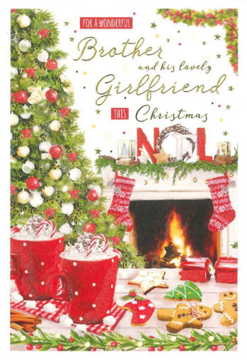 Picture of BROTHER & GIRLFRIEND CHRISTMAS CARD